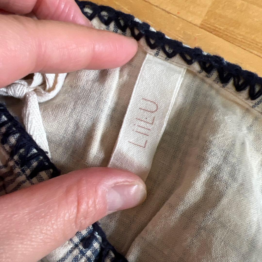 liilu 刺繍　セットアップ　4y