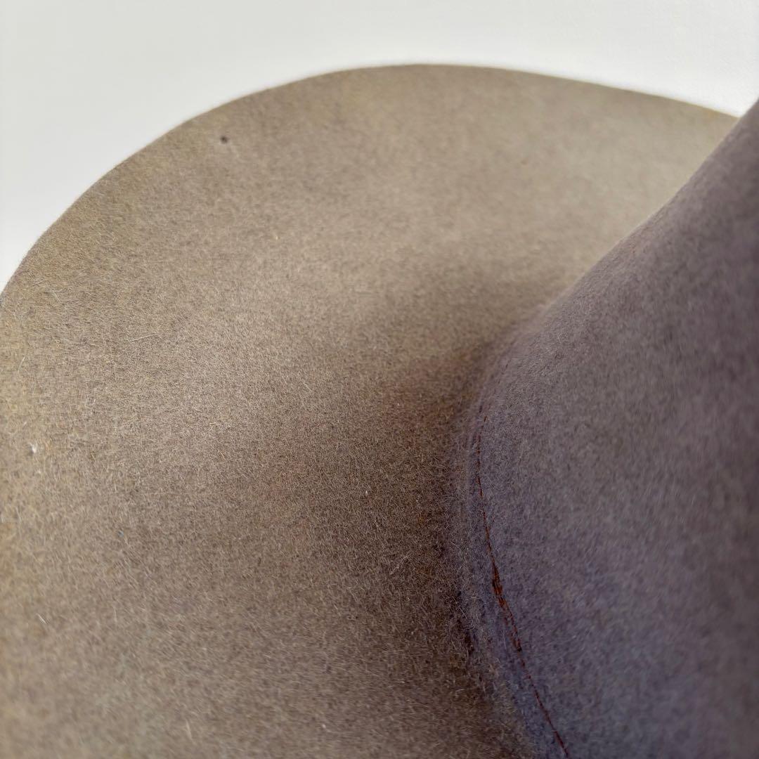 Brookes Boswell 中折れ フェザーハット ウール　フェルト