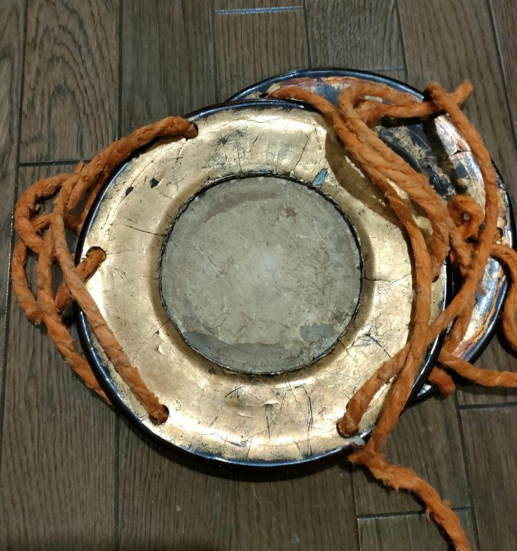 小鼓 皮2枚 胴2つ 紐2組 箱