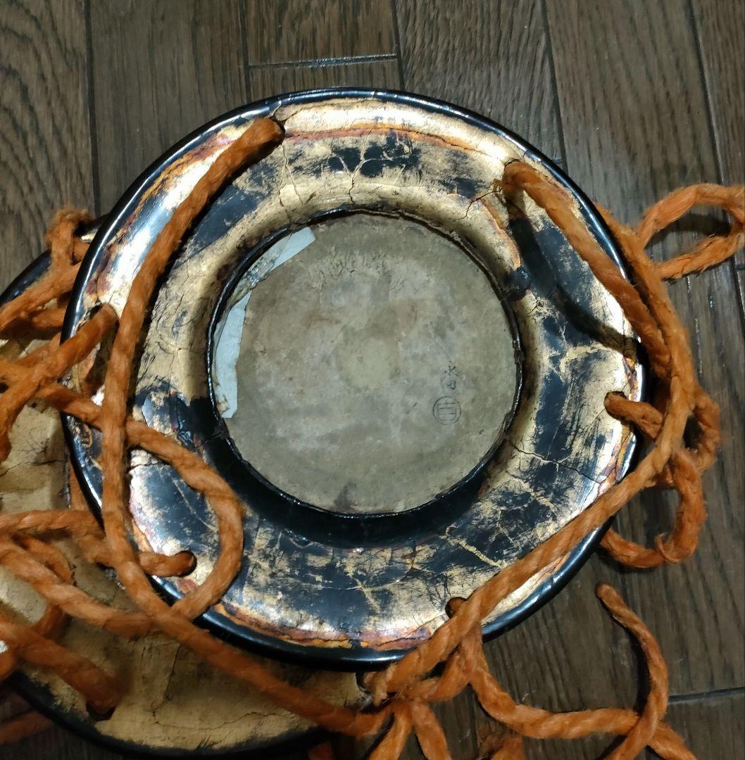 小鼓 皮2枚 胴2つ 紐2組 箱