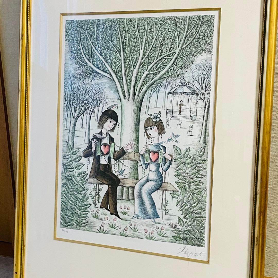 レイモンペイネ　『心を開いて』　リトグラフ 大型　版画　エディションNo.あり