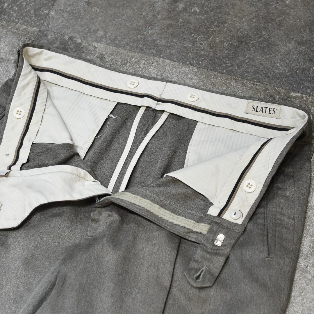 古着 LEVI’S SLATES 3タック とろみ スラックス ワイドパンツ