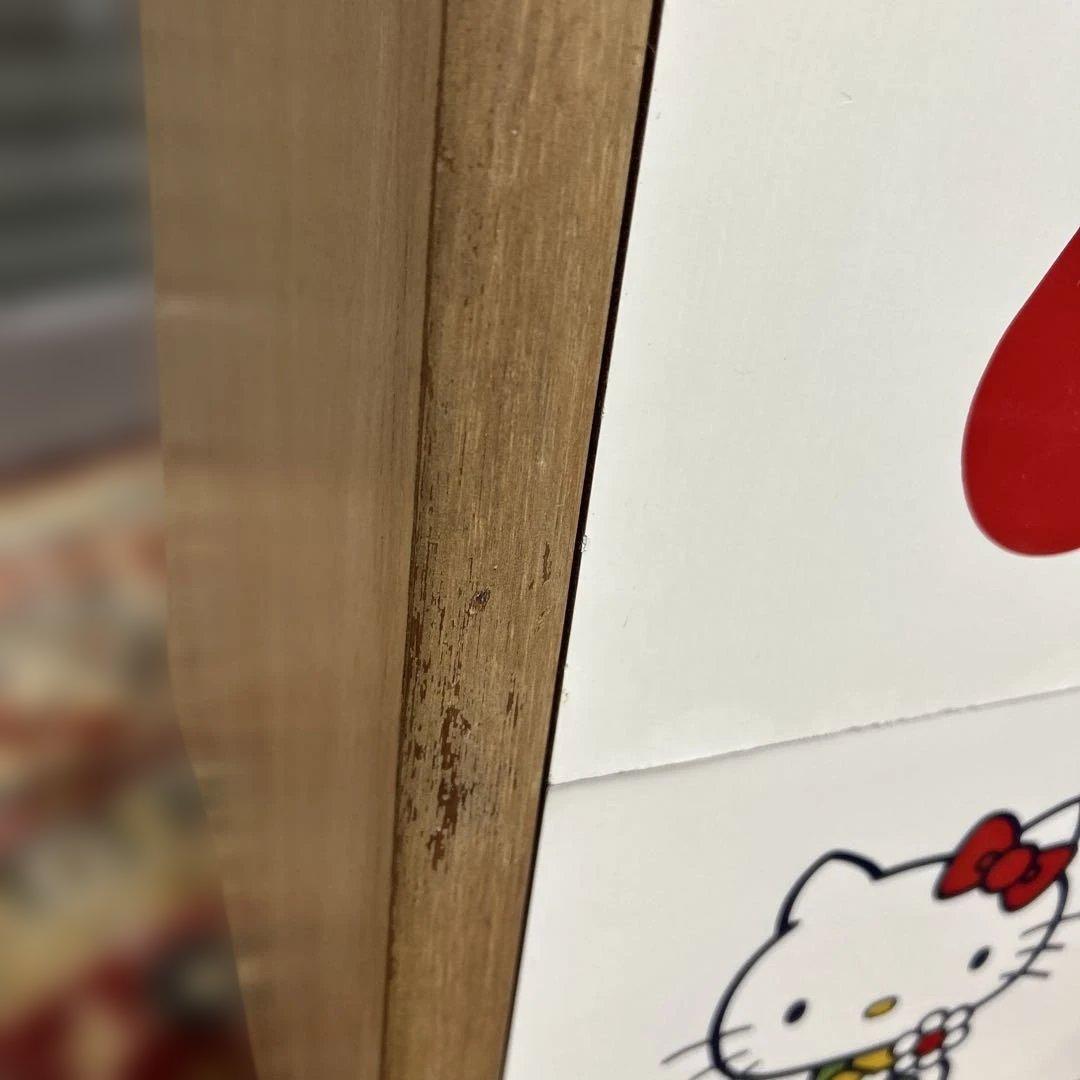 ハローキティ　木製タンス　レトロ　サンリオ　昭和レトロポップ　くろがね　チェスト