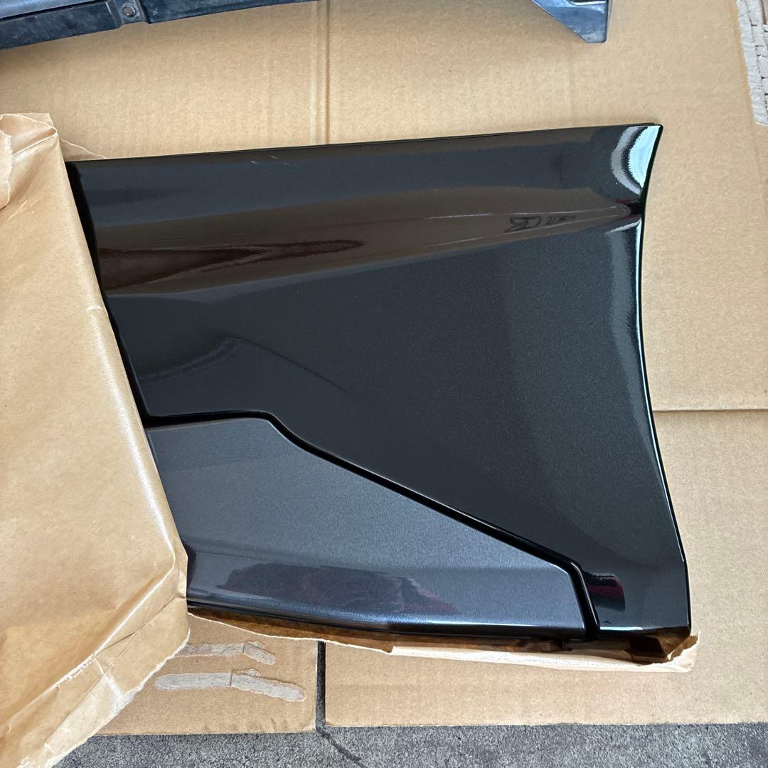 トヨタハリアー80系モデリスタ、サイドスカート、ブラックパール219送料込み