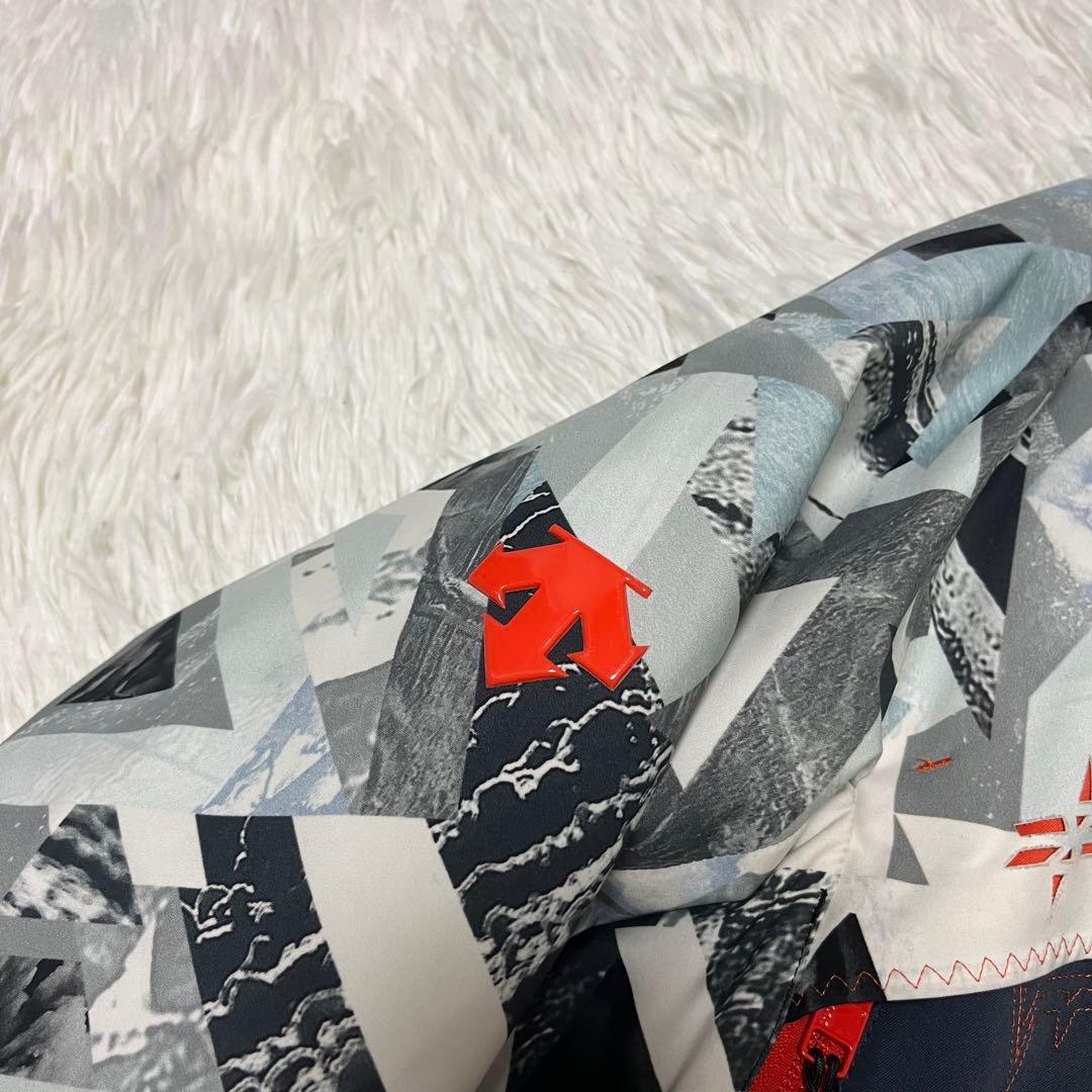 最高級 デサント DESCENTE オガサカ OGASAKA デモ 総柄 白