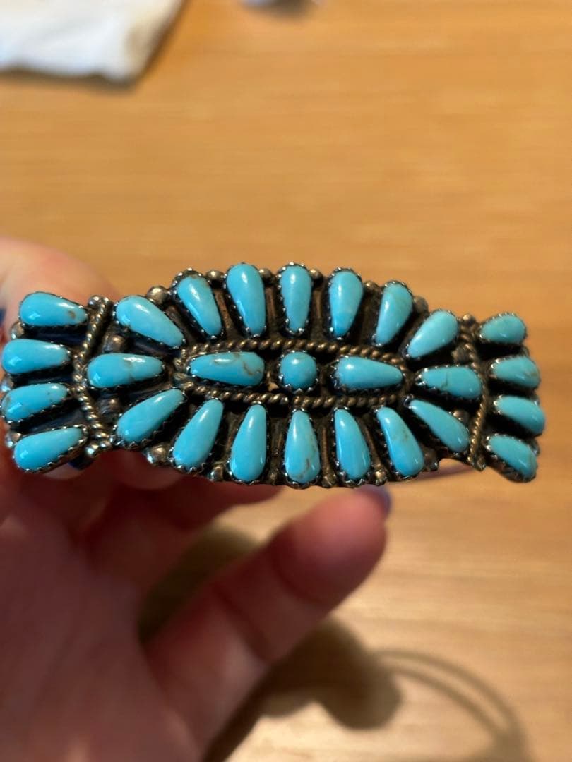 Navajo ターコイズ シルバー バングル