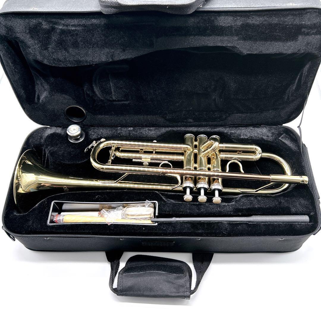 美品✨ soleil ソレイユ トランペット ハードケース付き 付属品完備 金