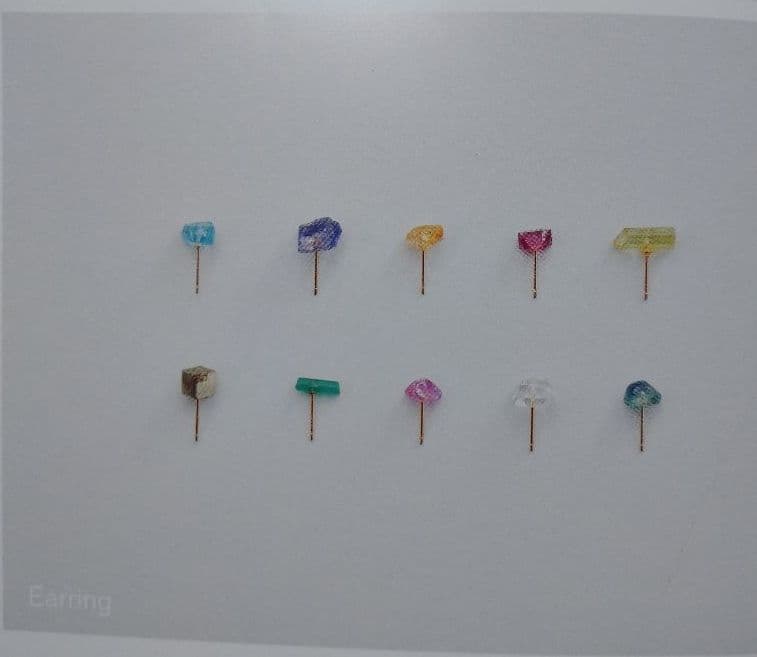 【お値下げしました】ボロロ ロックピアス アクアマリン K18