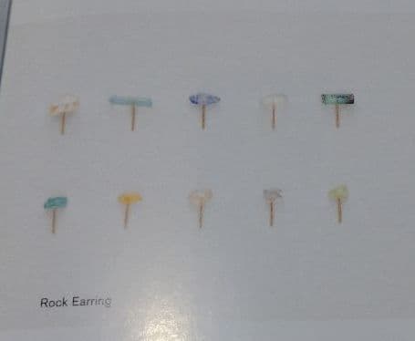 【お値下げしました】ボロロ ロックピアス アクアマリン K18