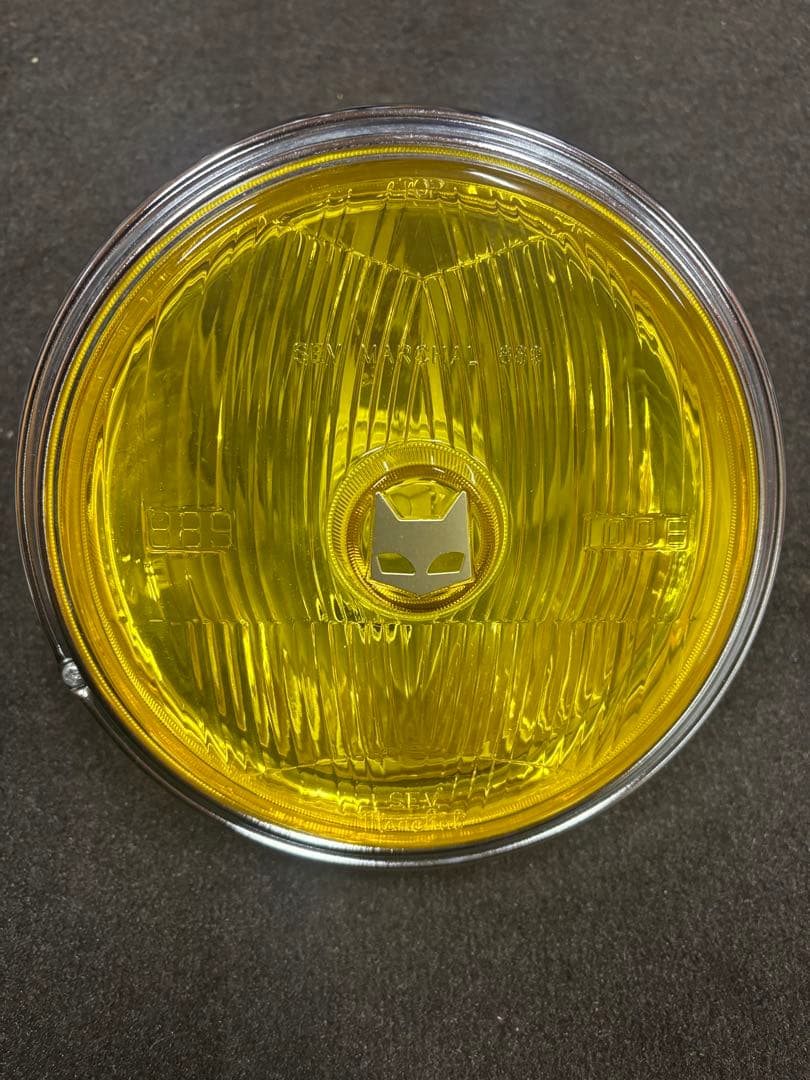 マーシャルヘッドライト　イエロー　デベソ　889汎用品　180パイ