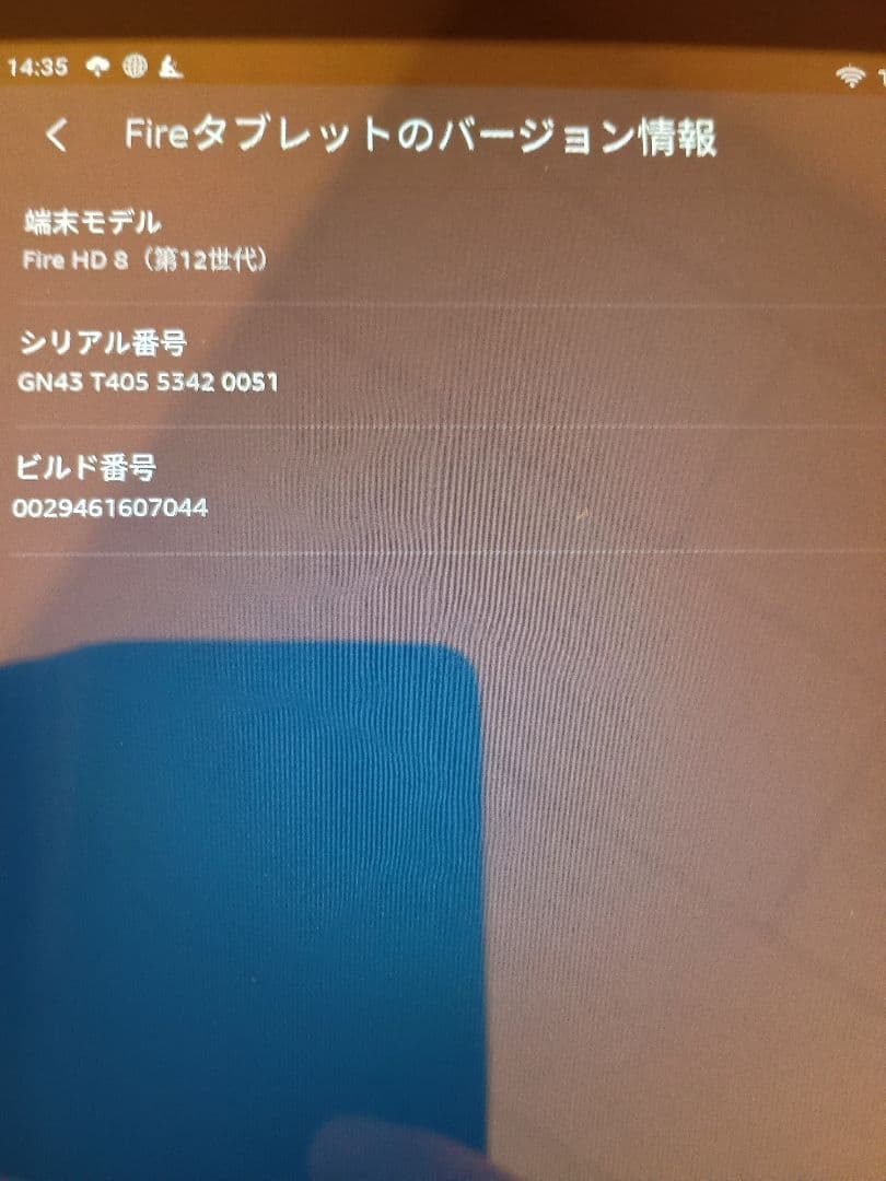 Amazon fire HD 8 第12世代タブレット 純正ケース付