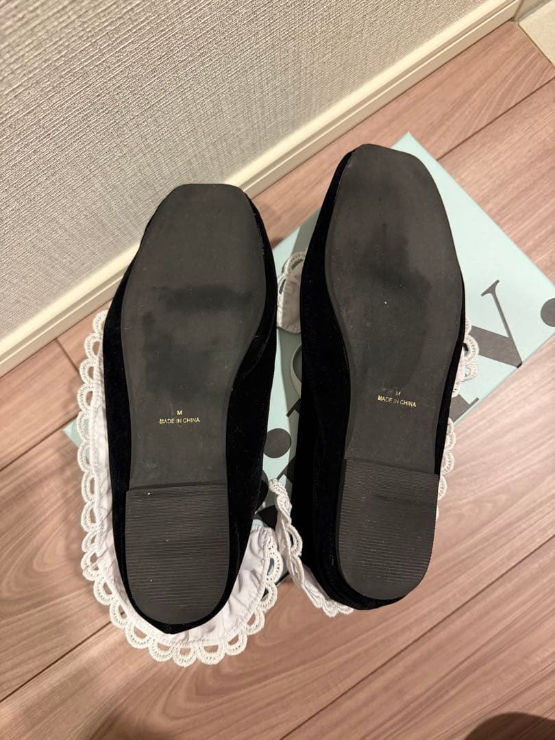 bibiy B. LACE BALLERINAS BLACK (Mサイズ)