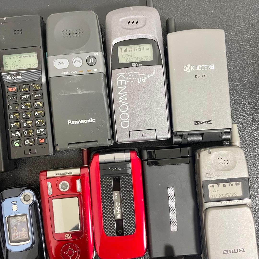 【まとめて40点セット】モックアップ 販売店模型 携帯電話 ガラケー フェラーリ