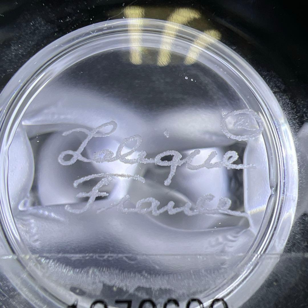 ラリック　リングトレー　横幅約9.5㎝　東Y7-1128☆1F