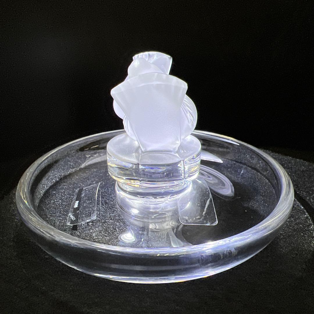 ラリック　リングトレー　横幅約9.5㎝　東Y7-1128☆1F