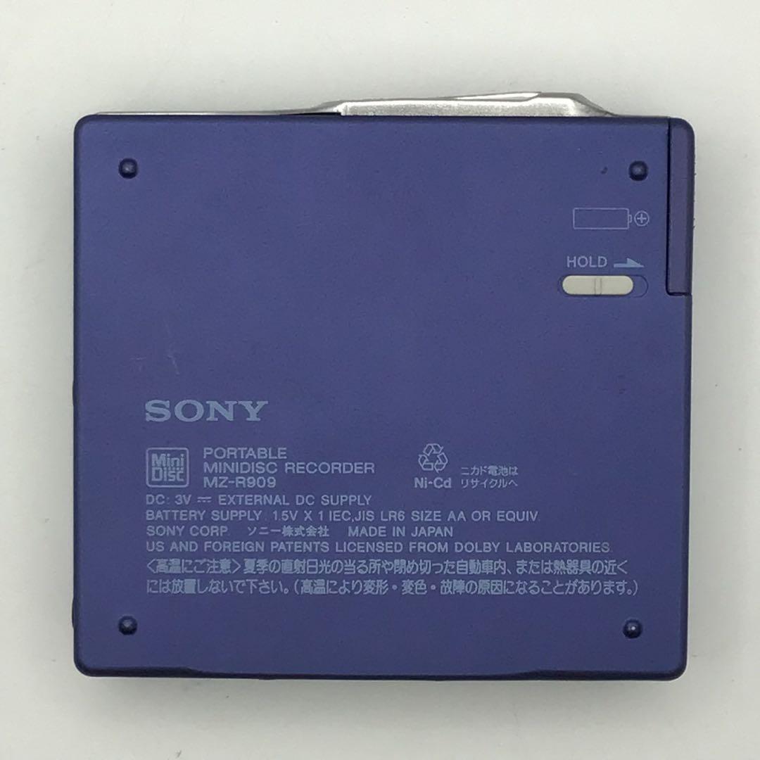 SONY MZ-R909 MD WALKMAN ソニーMDウォークマン ブルー
