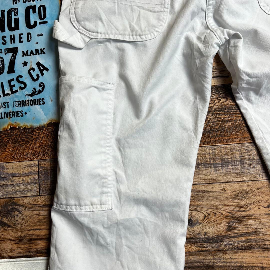 な*は様 Dickies ペインターパンツ ホワイト W34ワークパンツ 古着
