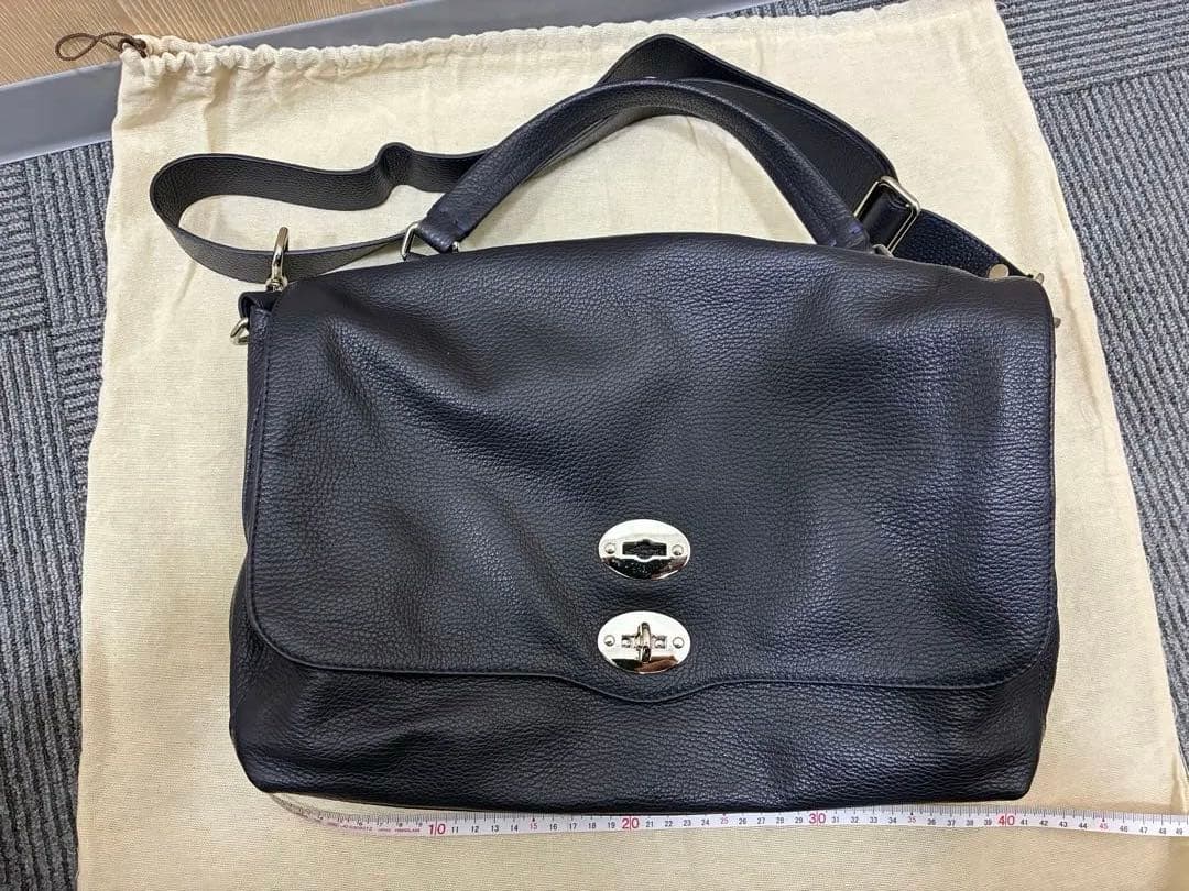 ザネラート 2wayバッグ ストラップ　ネイビー