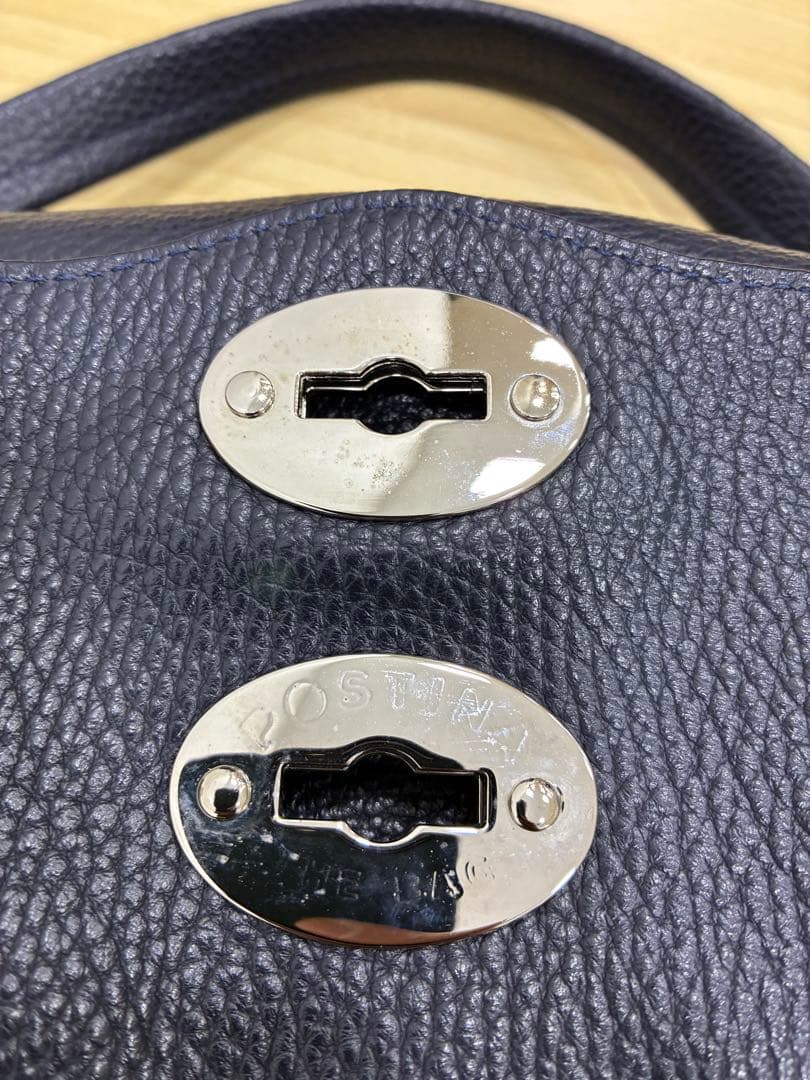 ザネラート 2wayバッグ ストラップ　ネイビー