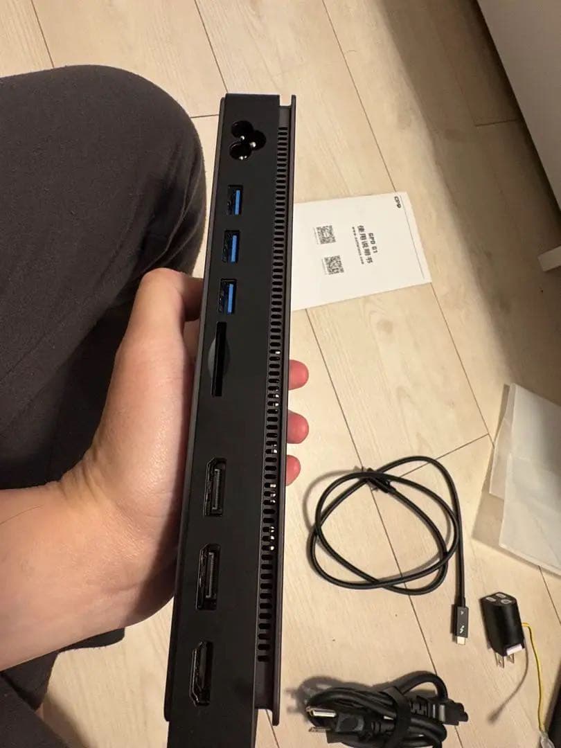 GPD G1 2024 世界最軽量級外付けeGPU OCulink