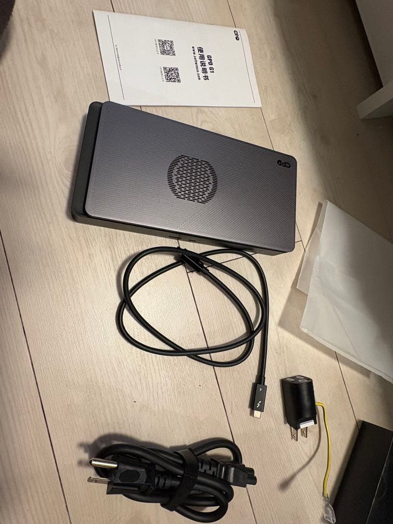 GPD G1 2024 世界最軽量級外付けeGPU OCulink