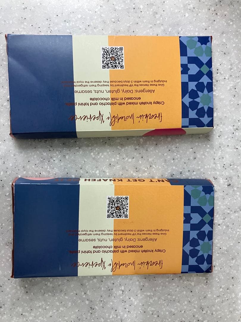 【現地購入本物】ドバイチョコレート Fix Chocolate（2枚）