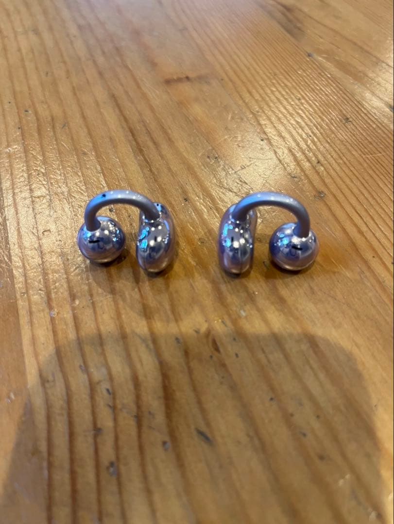 HUAWEI ワイヤレスイヤホン パープル 充電ケース付き