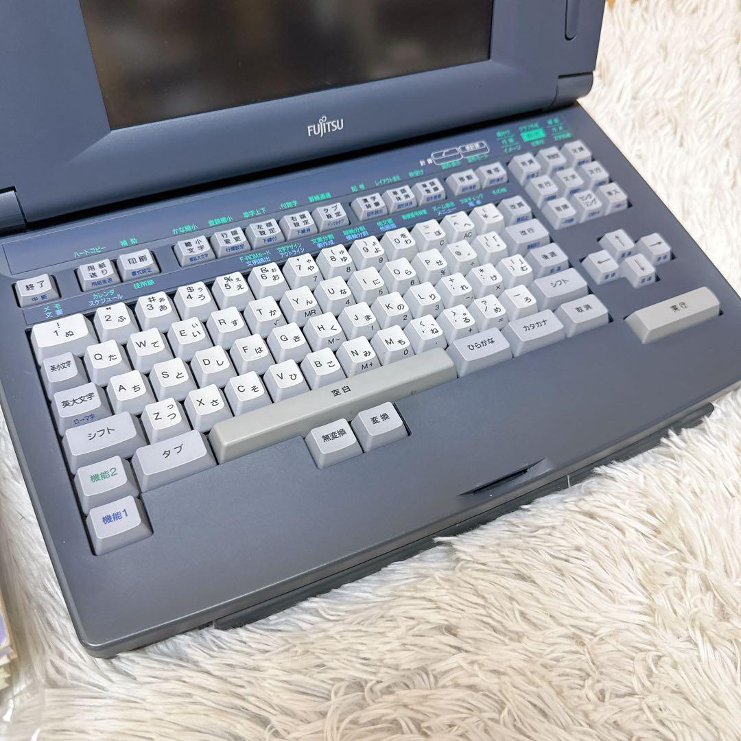 FUJITSU 富士通ワープロ OASYS オアシス LX-4500 カラー液晶
