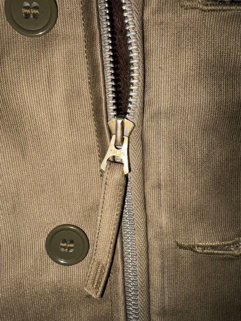 美品36！MASH N-1 JKT 40's実物TALON社製ジッパー