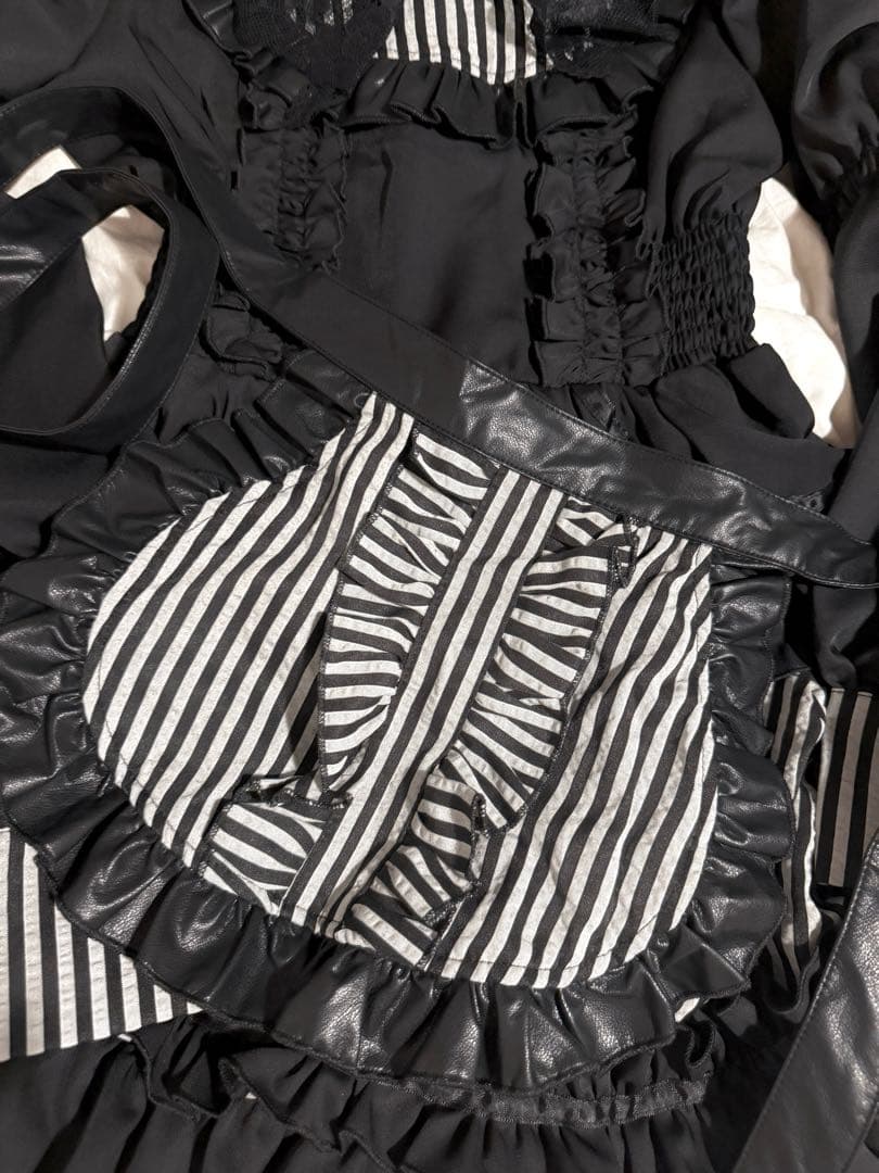 IMVAL Gothic Maid Dress ブラック QOOZA