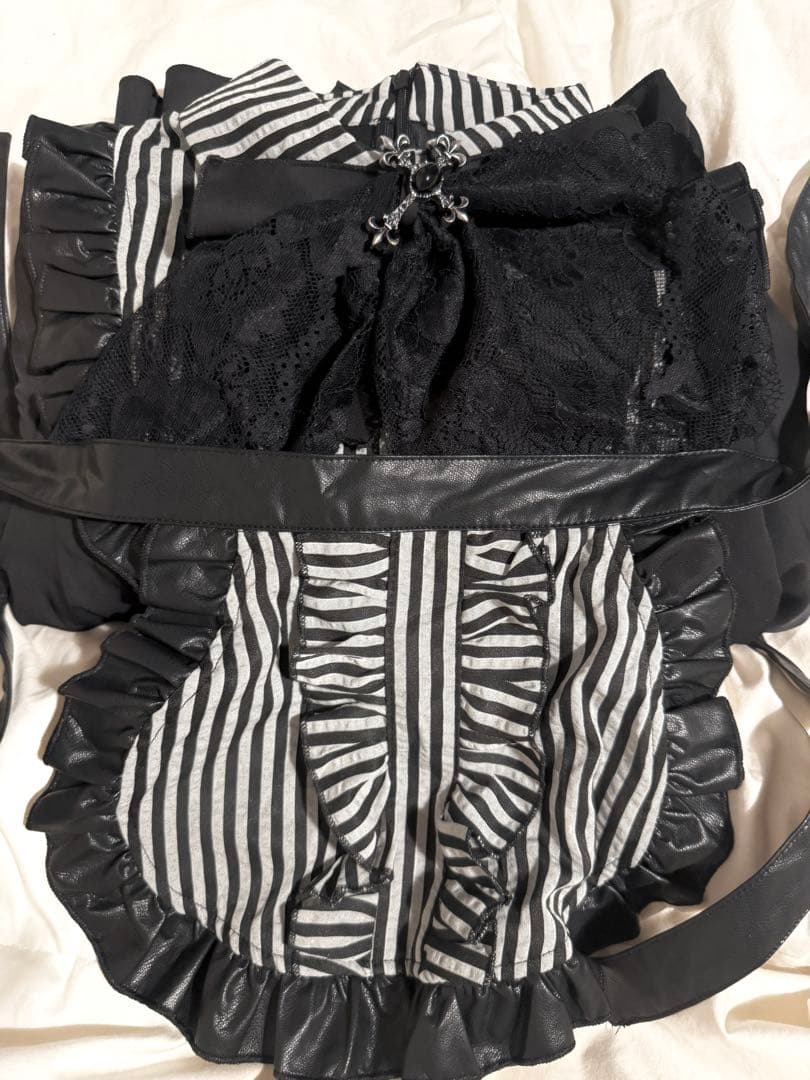 IMVAL Gothic Maid Dress ブラック QOOZA