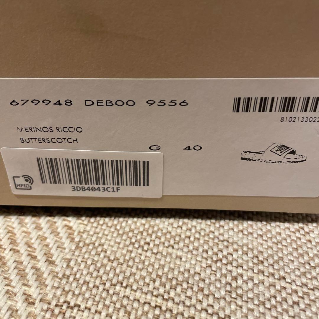 新品　GUCCI The north face 22SS ロゴ ボア サンダル