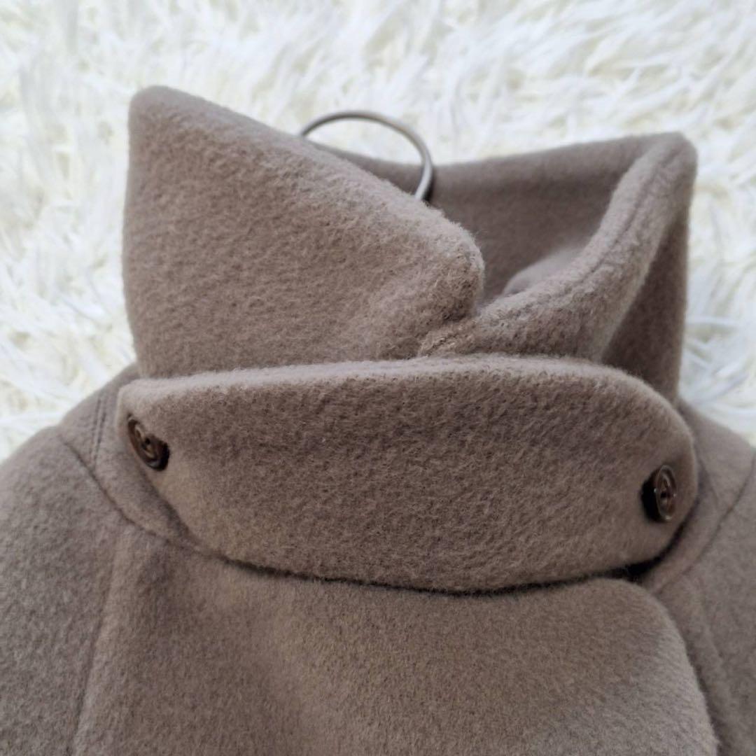 美品✨ティッカ 定価6.4万 近年テントコート ダブルブレスト トープ