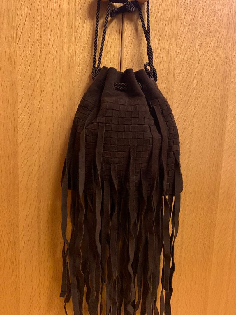 BOTTEGA VENETAフリンジ付き 編みバック