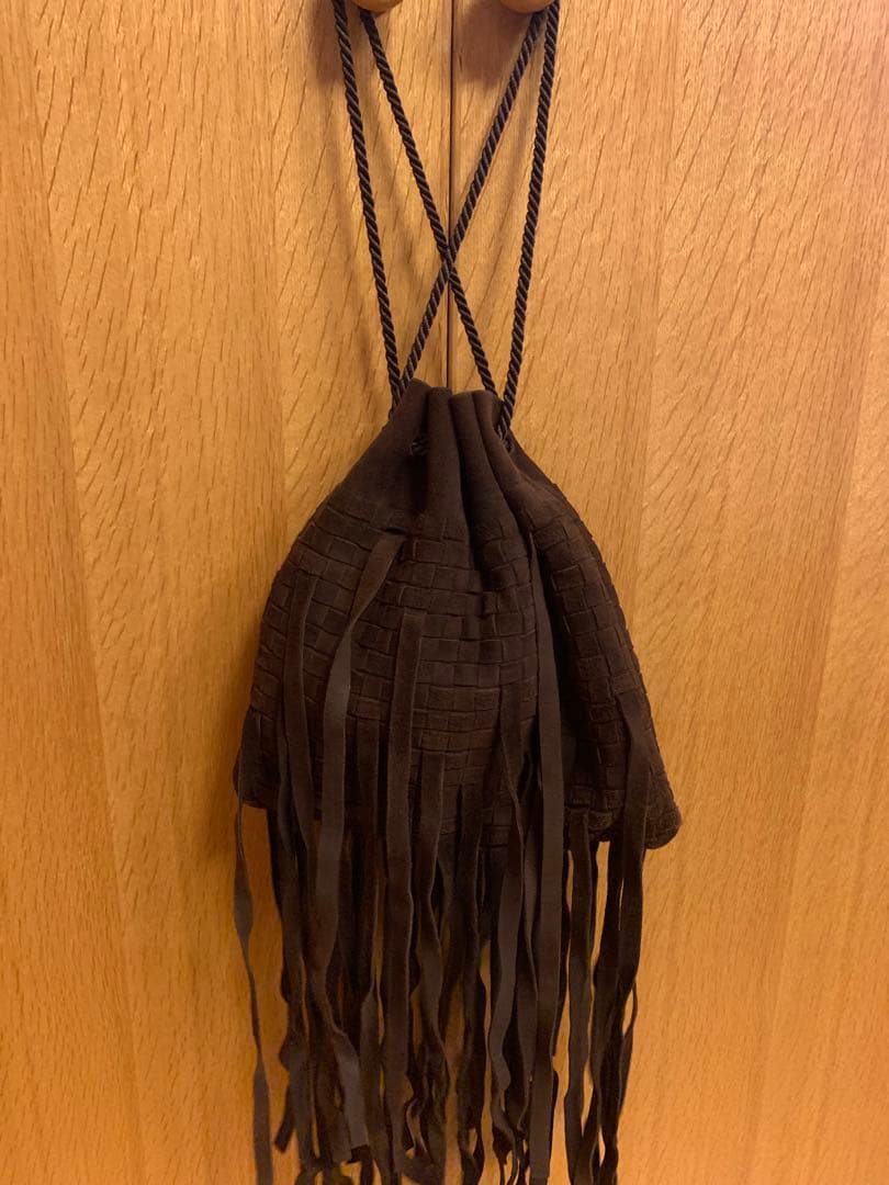 BOTTEGA VENETAフリンジ付き 編みバック