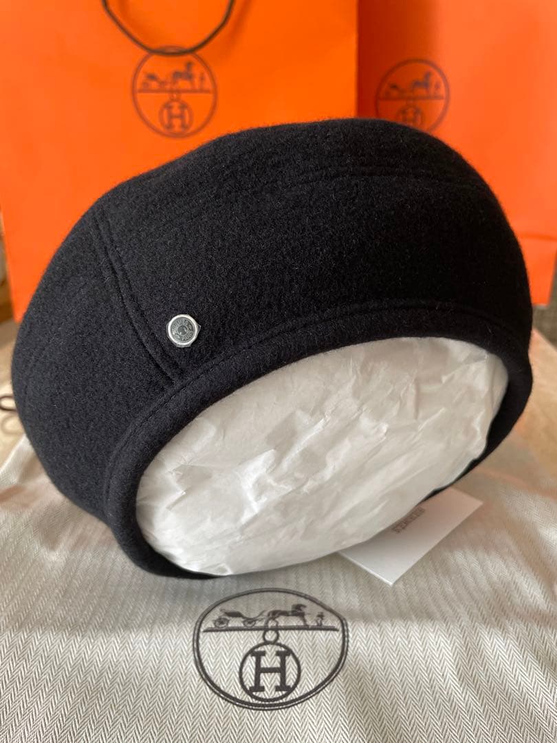 HERMES ベレー《サントノーレ》クルー・ド・セル　57