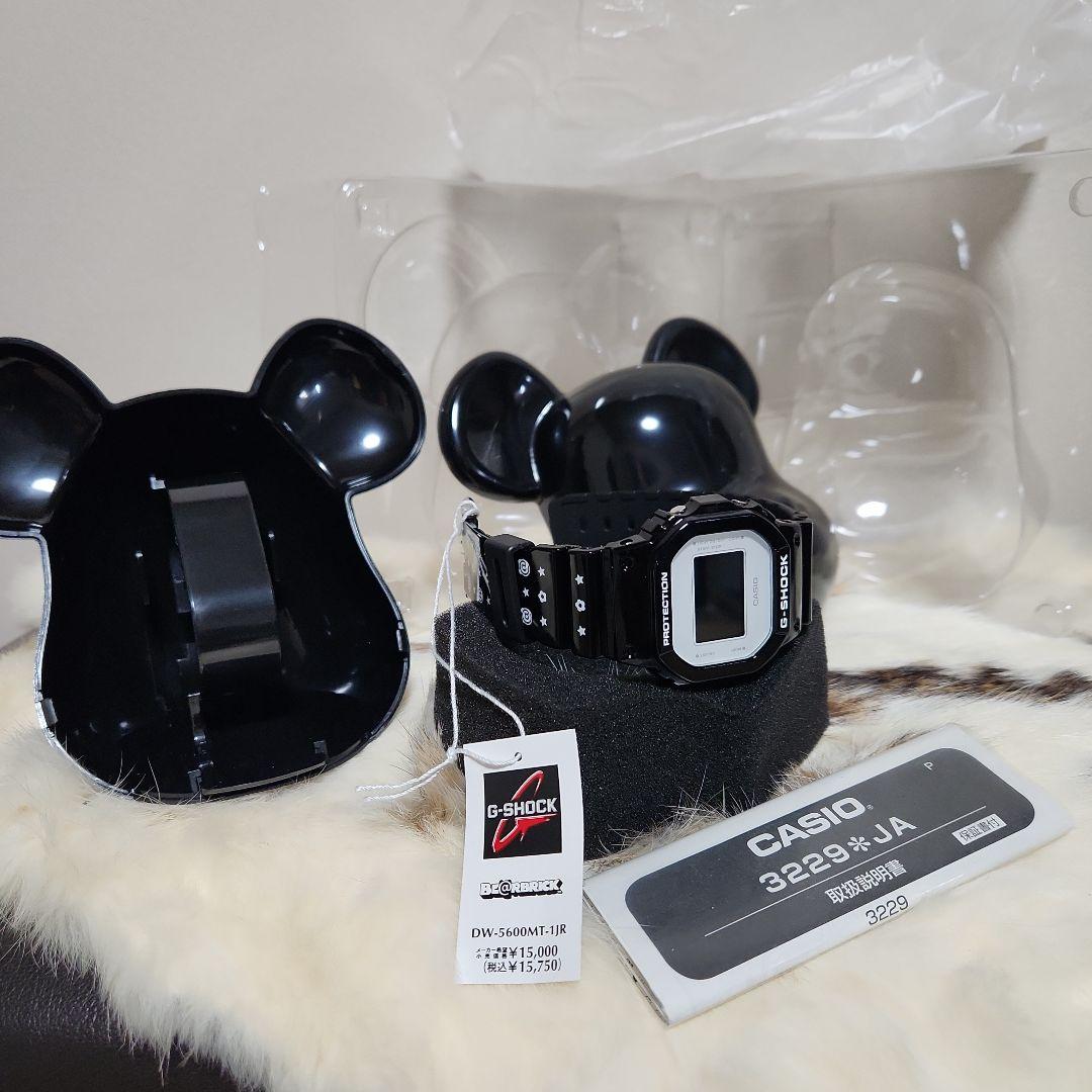 未使用品　G-SHOCK×BE@RBRICK　DW-5600MT-1JR
