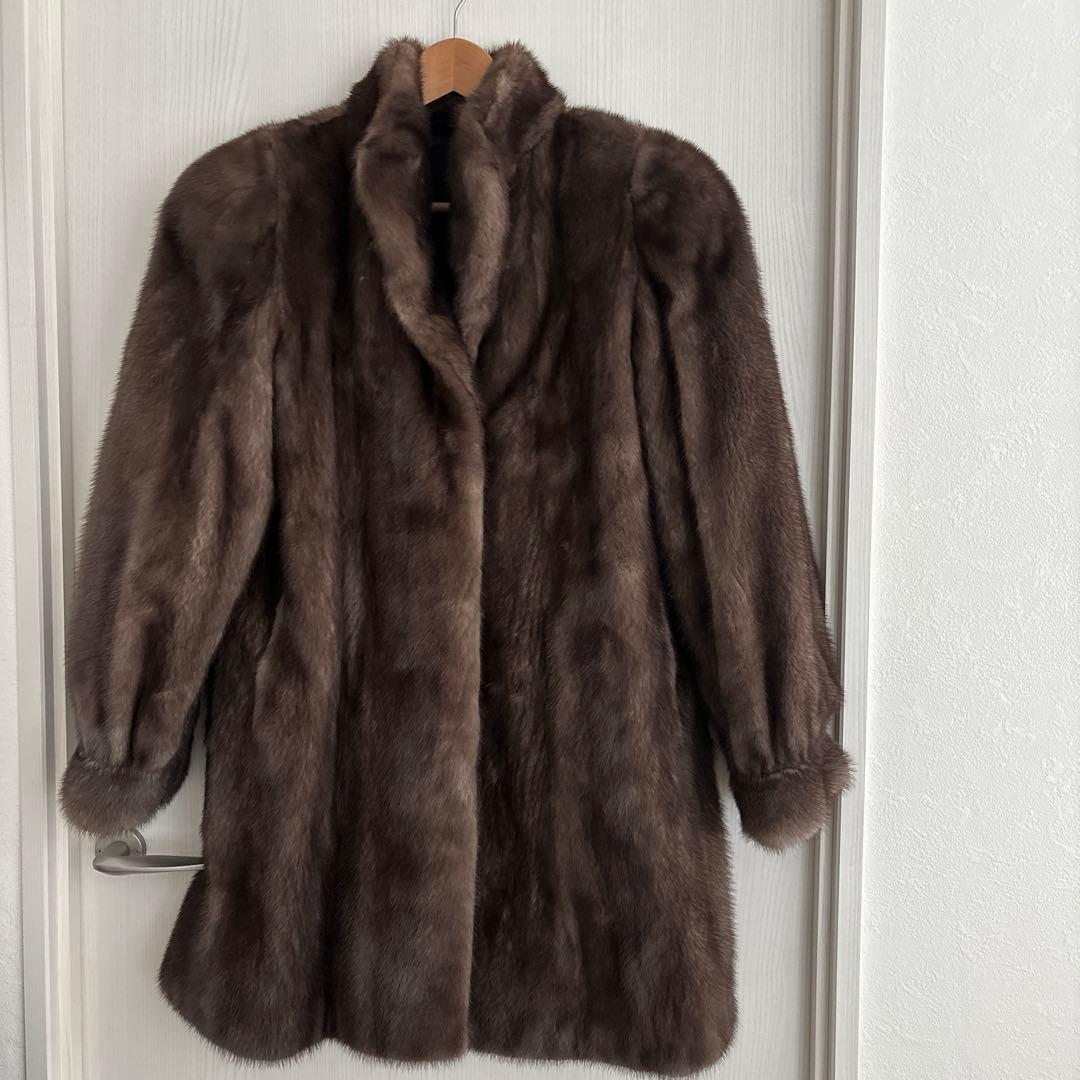 アメリカンファーアワード 4つ星毛皮コート ブラウン