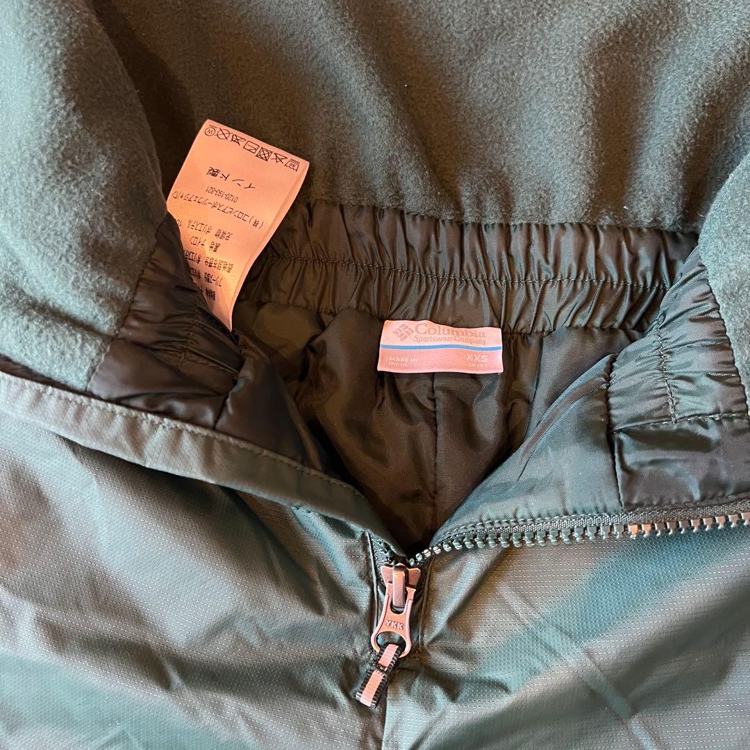 Columbia 子ども用スキーウェア 緑色 xxs 4才-5才