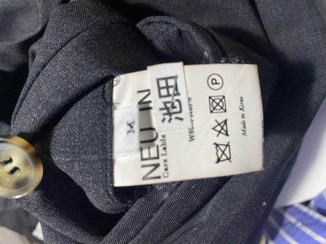 NEU_IN (ニューイン) 2021ss 変形スラックス パンツ M 韓国