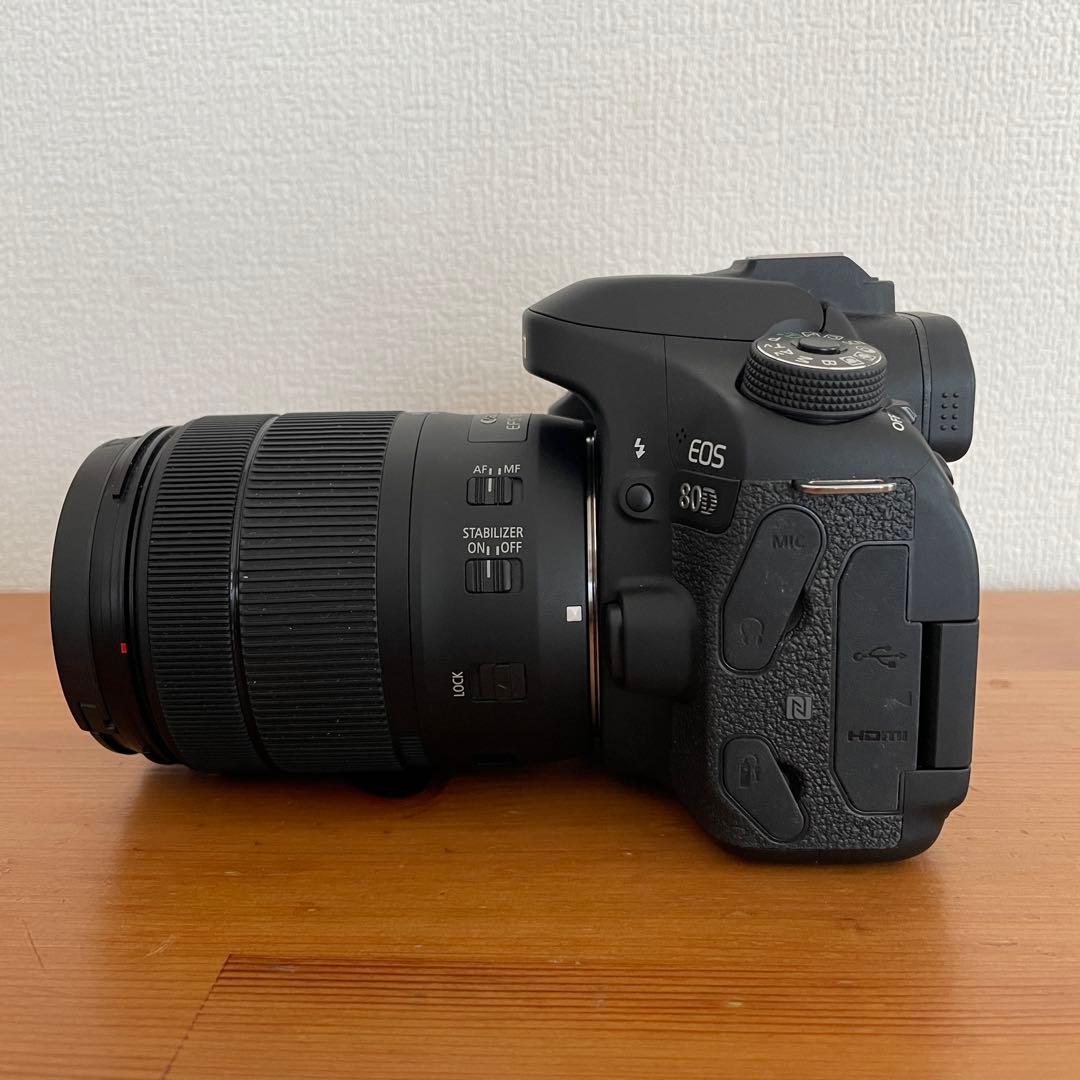 Canon EOS80D ボディ& EFS18-135mmレンズセット