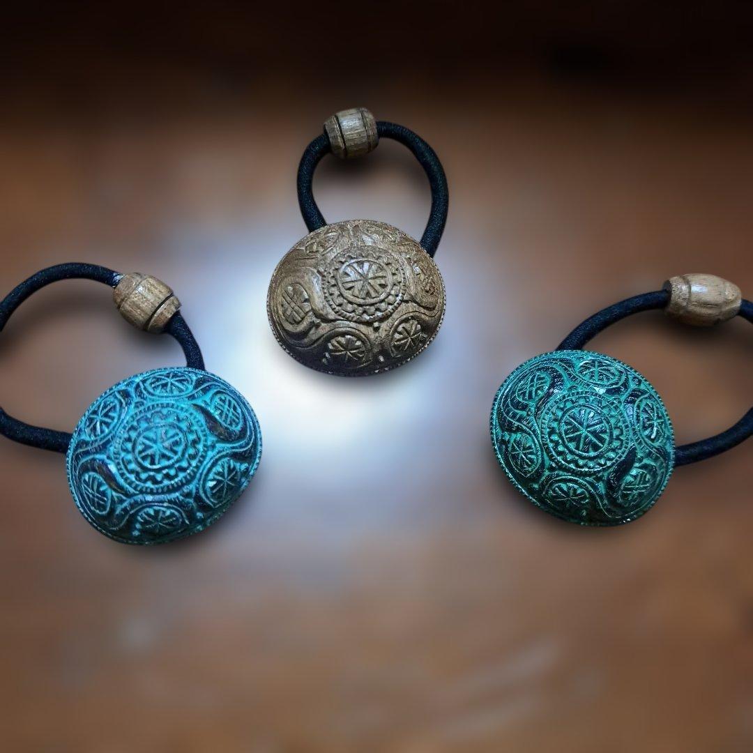 ミケミケ様ヘ アイヌ髪止めゴム 3個セット