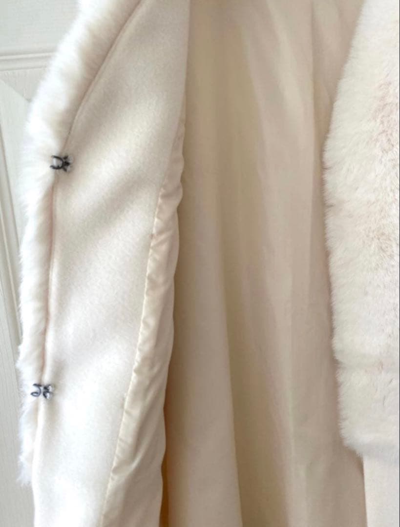 ❤️ エコファー切替ロングベスト　ジレ❤️ポケット付き　新品未使用