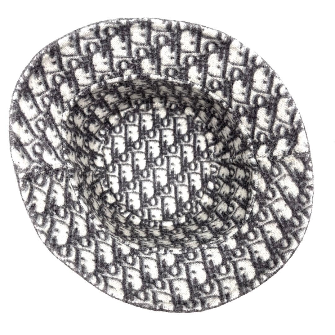 未使用に近い クリスチャンディオール バケットハット リバーシブル トロッター