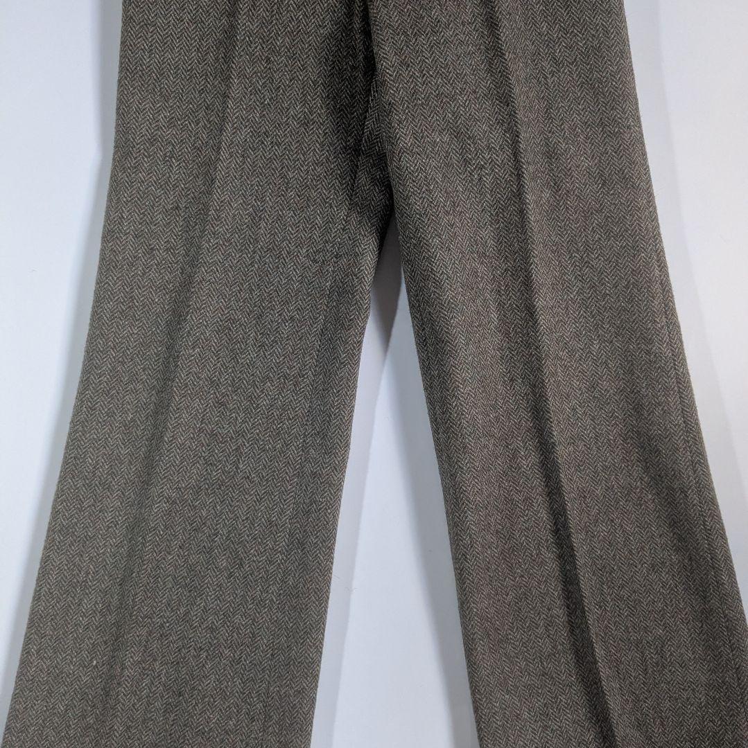 70s フランス製 Pierre Cardin ツイード スラックス フレア