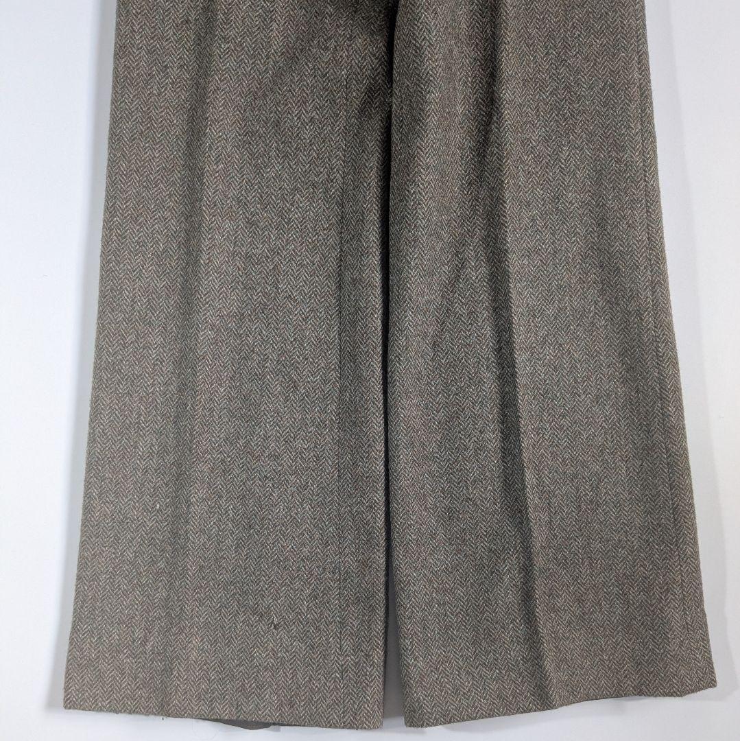 70s フランス製 Pierre Cardin ツイード スラックス フレア