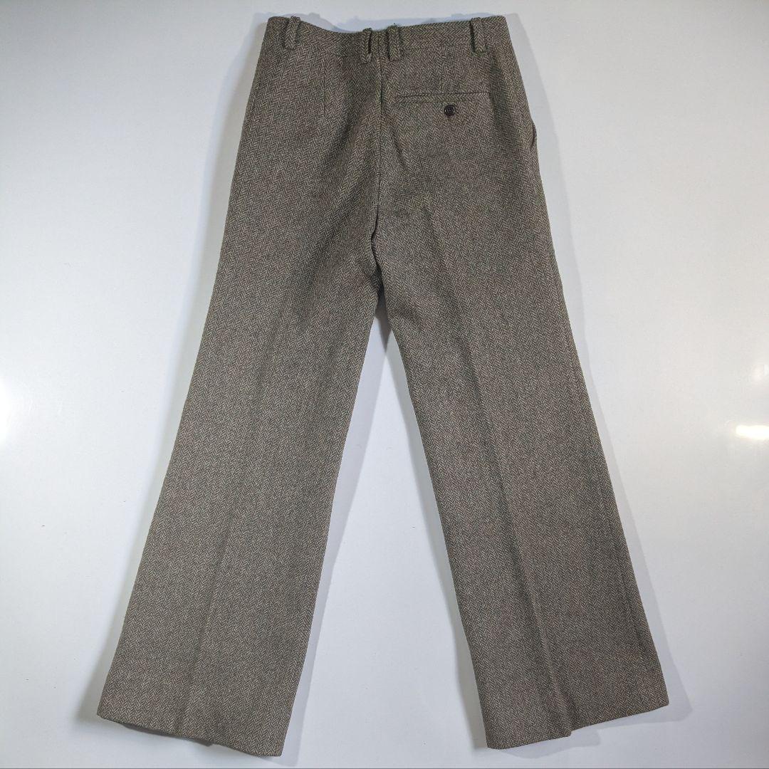70s フランス製 Pierre Cardin ツイード スラックス フレア