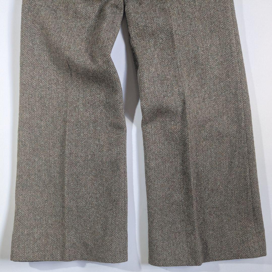 70s フランス製 Pierre Cardin ツイード スラックス フレア