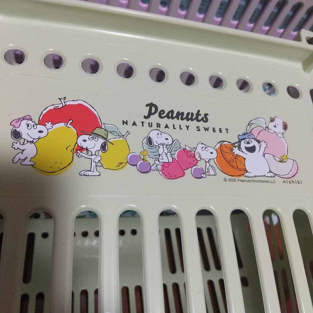 ゆづづ☆買い物カゴ☆マイバスケット☆レジカゴ☆スーパーのカゴスヌーピー