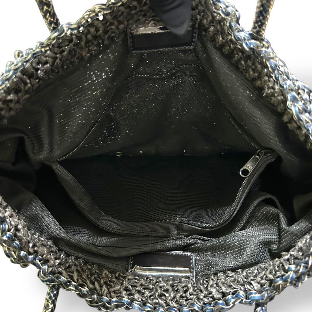 極美品✨ アンテプリマ　ワイヤーバッグ　トートバッグ　フラワーモチーフ